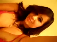 Honey, a gorgeous brunette with legal age hair, posted a video of her homemade